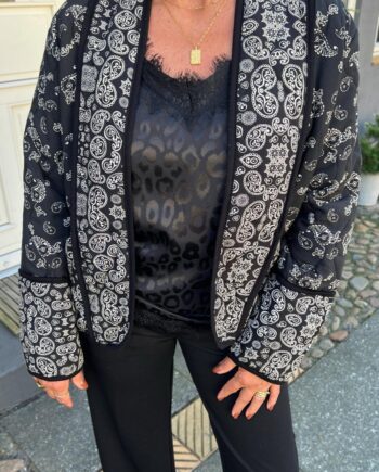 Marta Du Chateau Jakke Jeanne Black