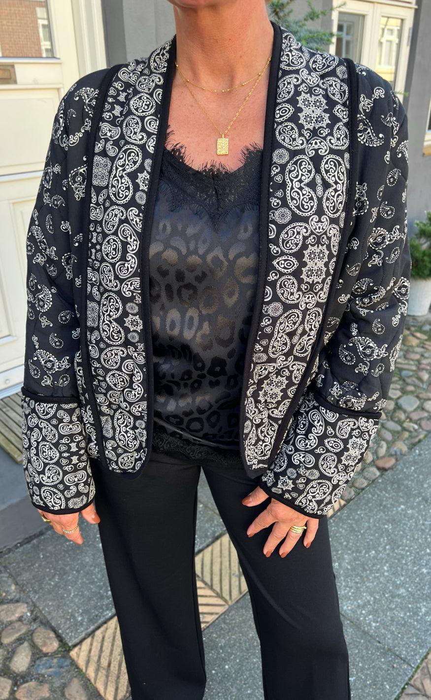 Marta Du Chateau Jakke Jeanne Black