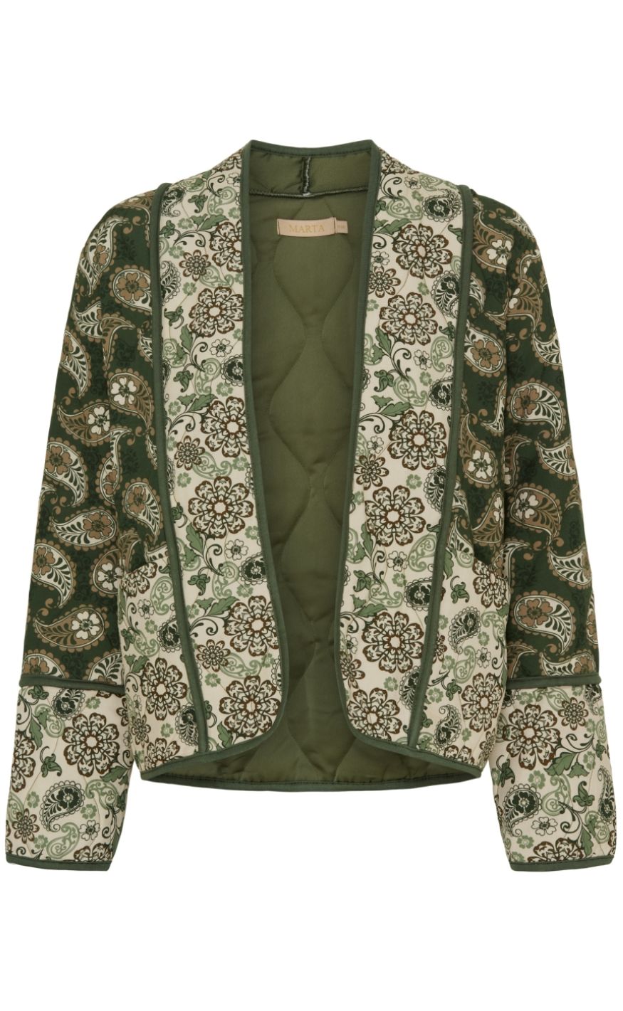 Marta Du Chateau Jakke Jeanne Military Beige