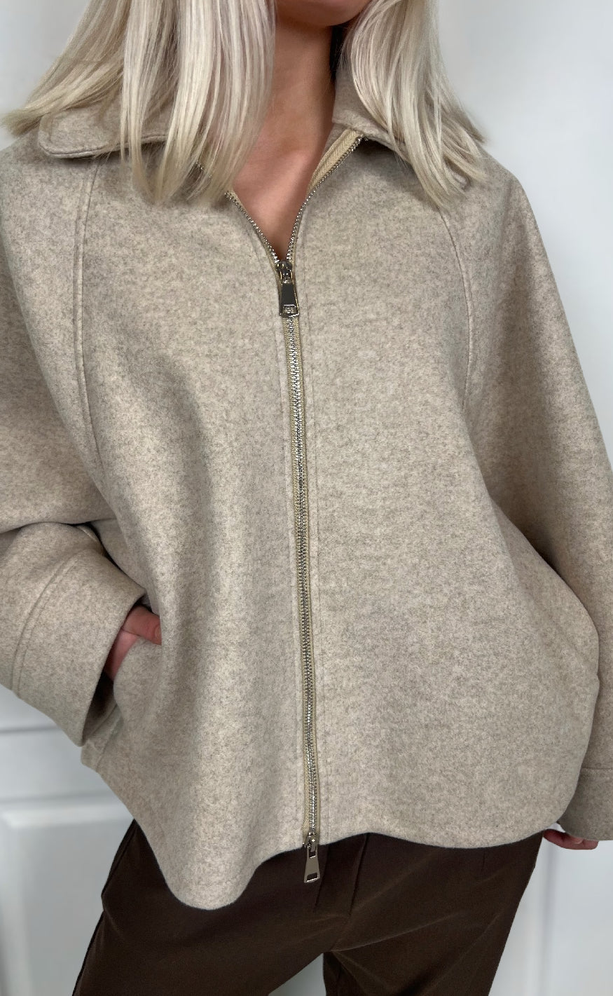 Marta Du Chateau Jakke Julia Beige