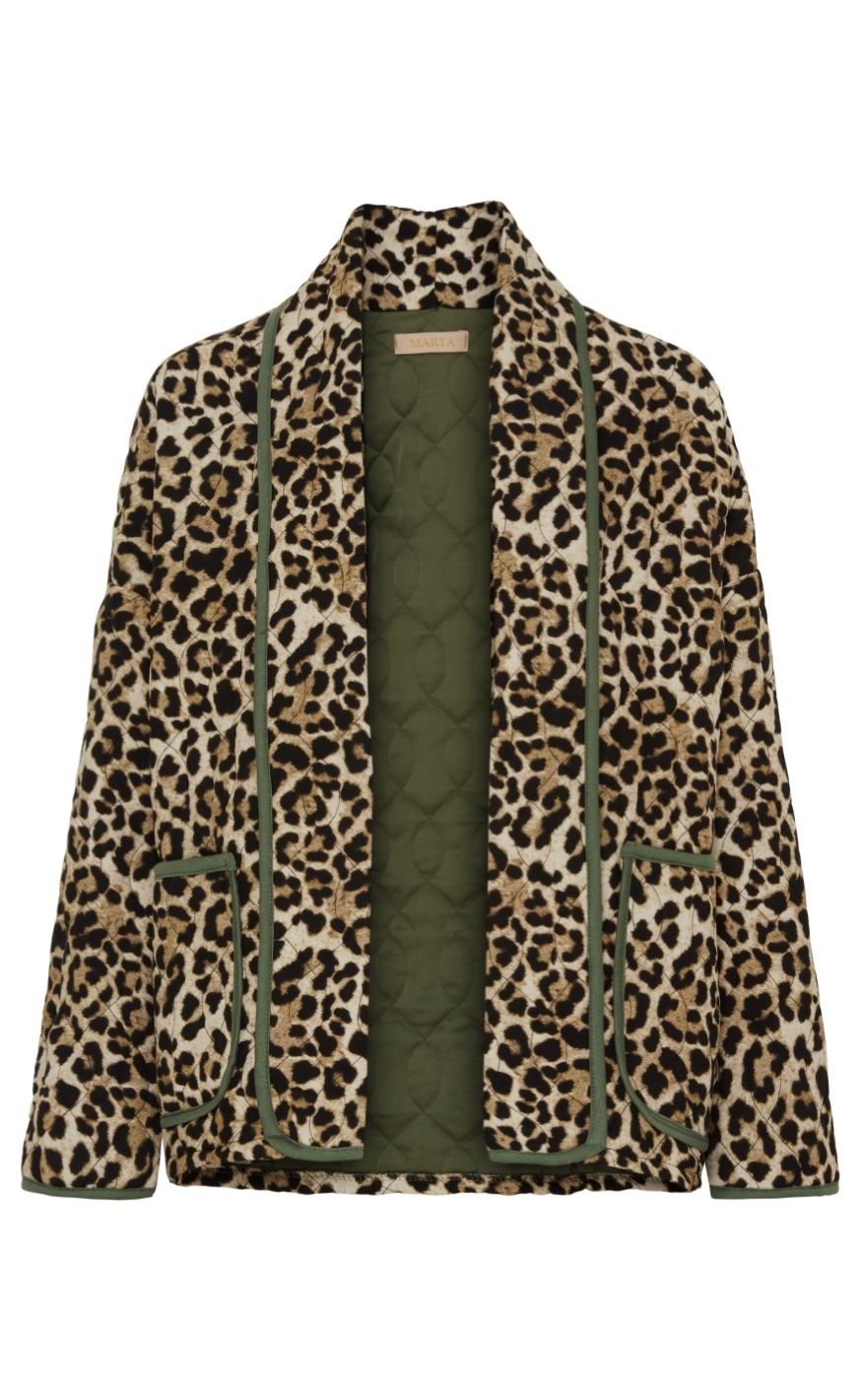 Marta Du Chateau Jakke Lise Leopard