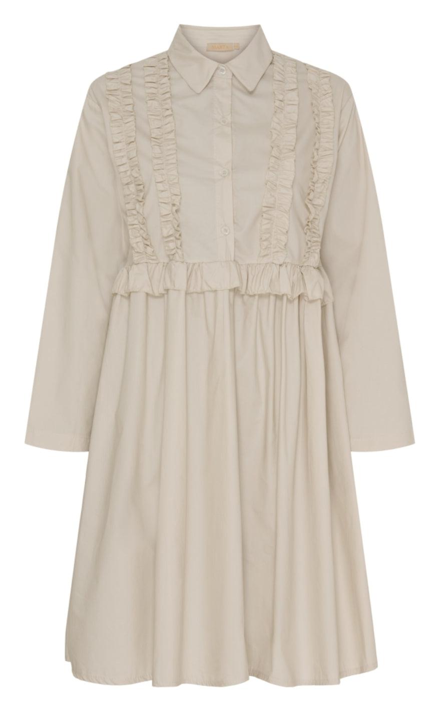 Marta Du Chateau Kjole Violet Beige
