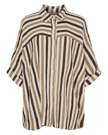 Marta Du Chateau Skjorte Mossie Camel Brown