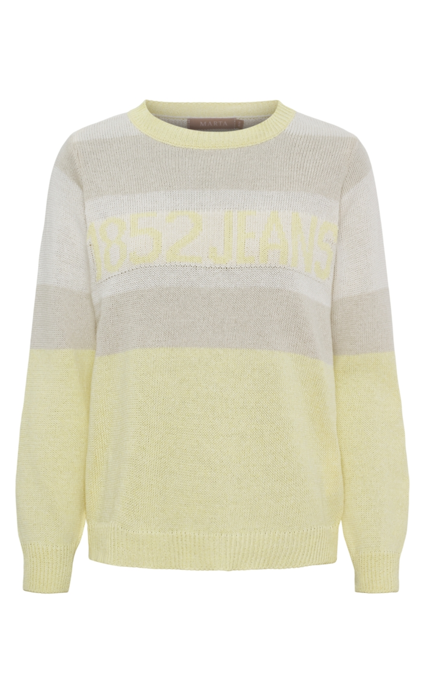 Marta Du Chateau Strik Brielle Yellow Beige