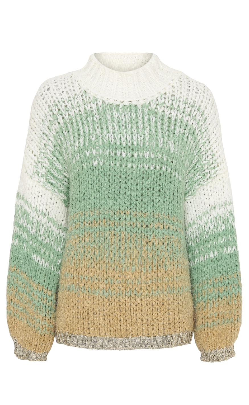 Marta Du Chateau Strik 446 White Green Camel