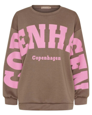 Marta Du Chateau Sweatshirt Hibiscus Fango