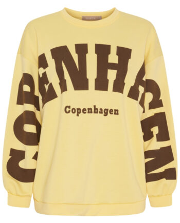 Marta Du Chateau Sweatshirt Hibiscus Yellow Moro