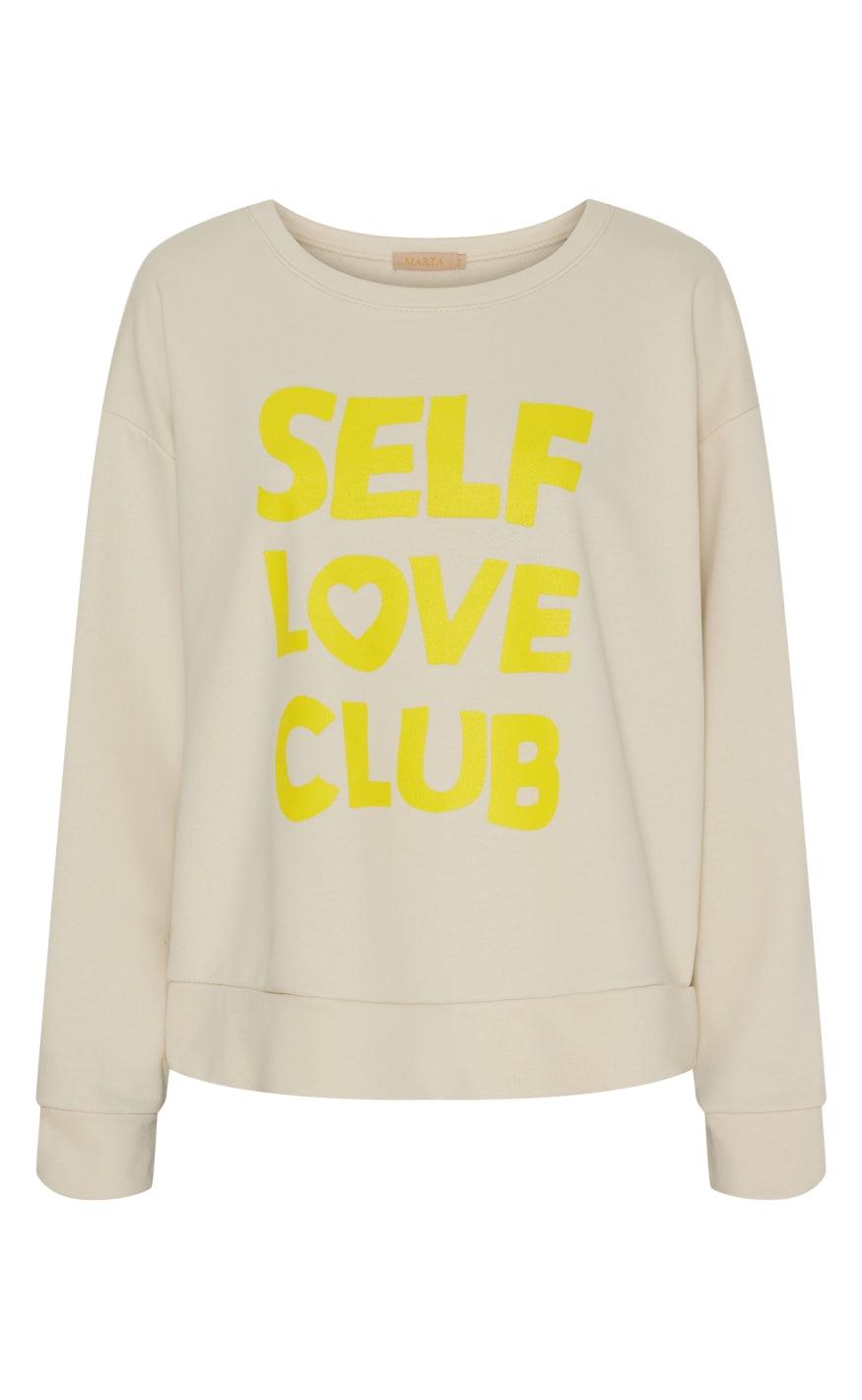 Marta Du Chateau Sweatshirt 69000 Luciana Burro Yellow Print