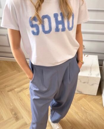 Marta Du Chateau  -shirt Herdis White Sky
