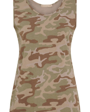 Marta Du Chateau Top Angeline Green Camo