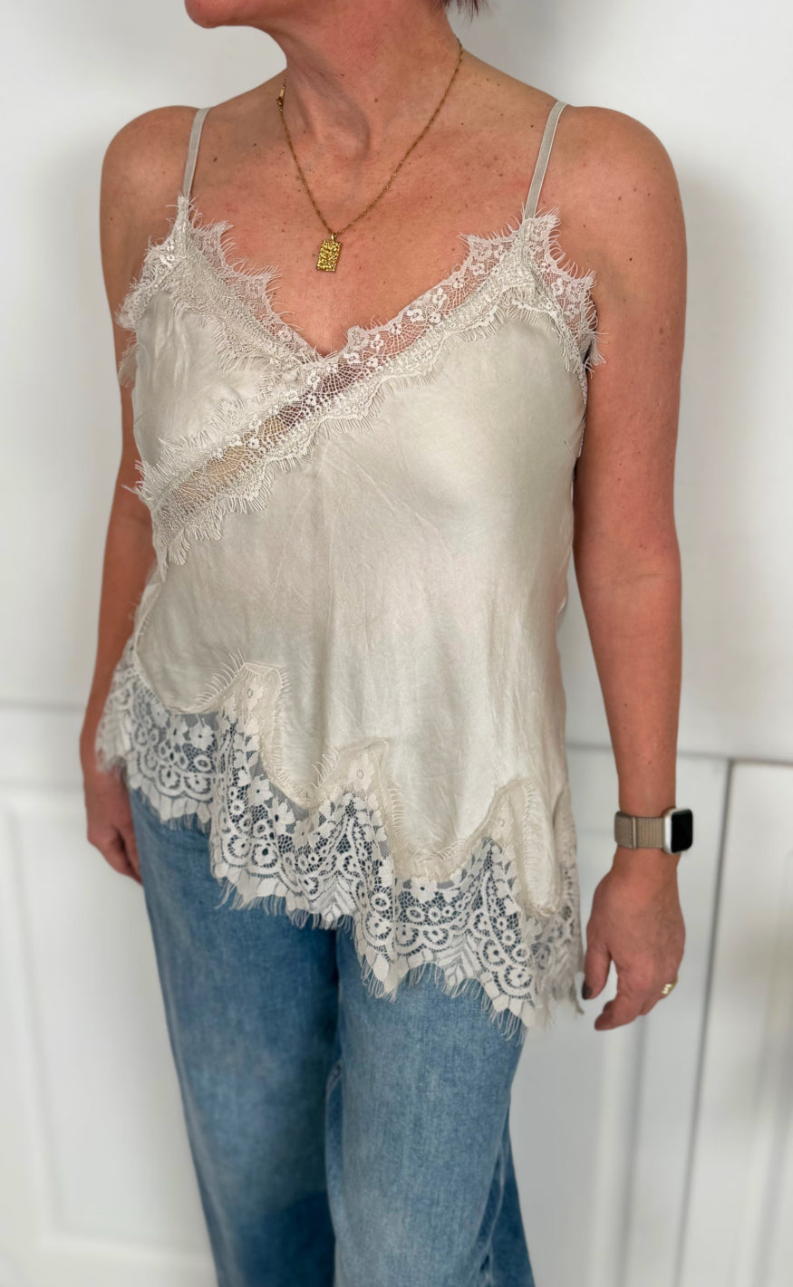 Marta Du Chateau  Top Dream Mandorla Beige