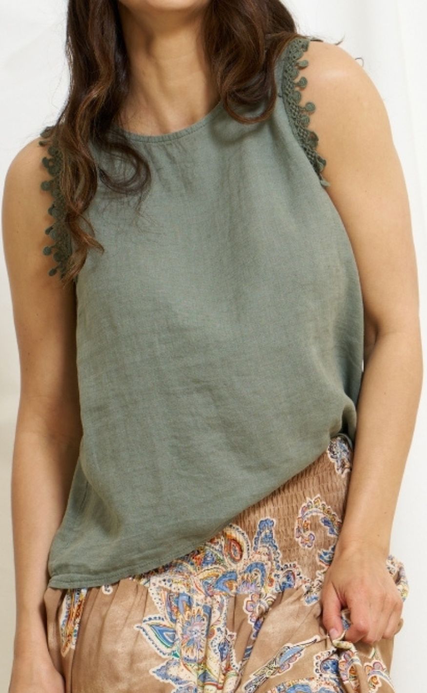Marta Du Chateau Top Holly Military