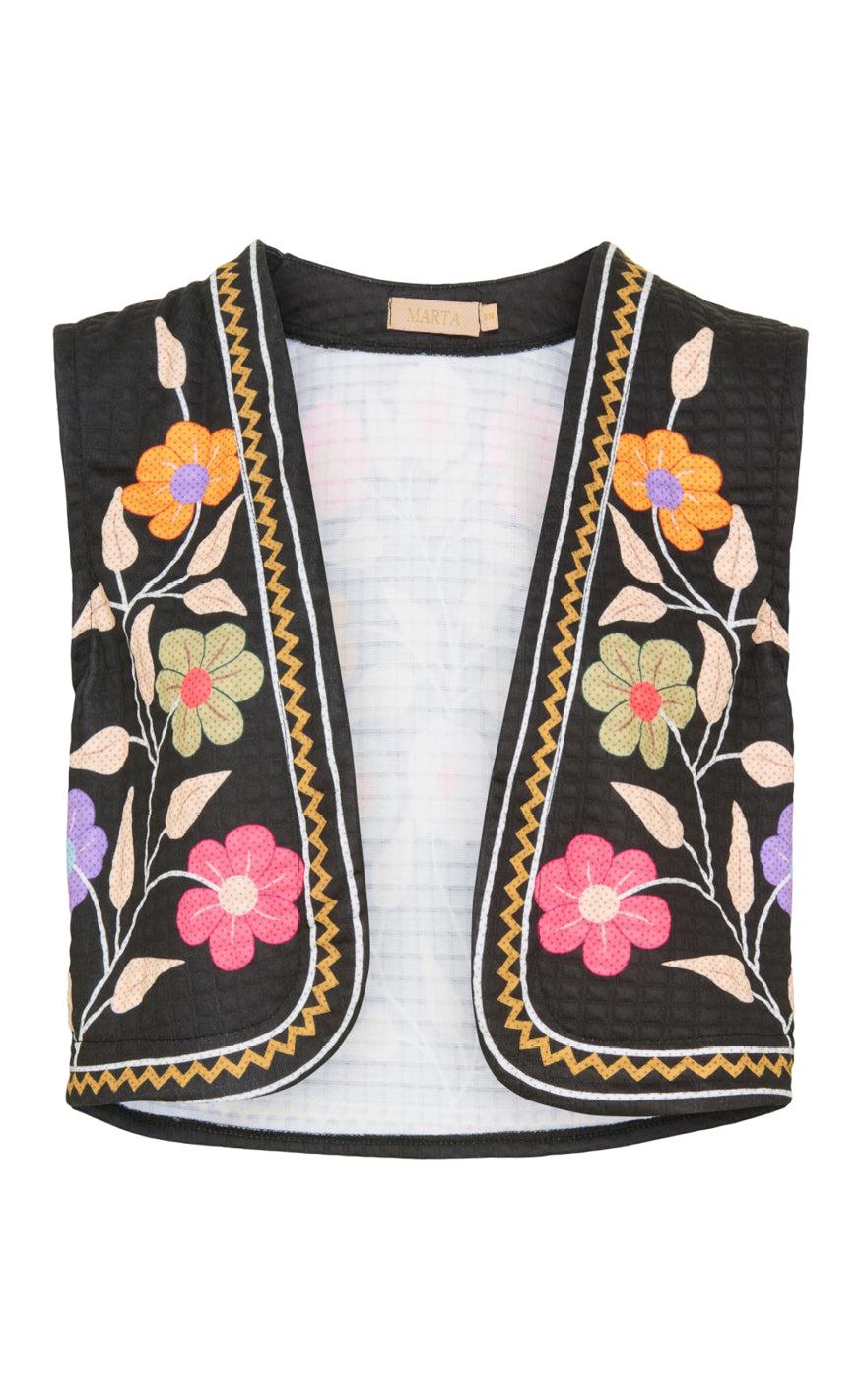 Marta Du Chateau Vest 3916 Black