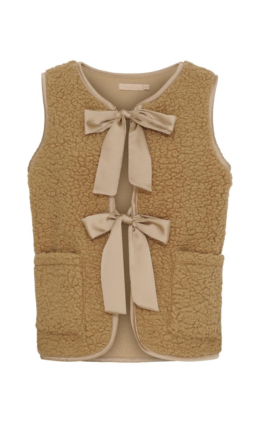 Marta Du Chateau Vest Gudrun Light Camel