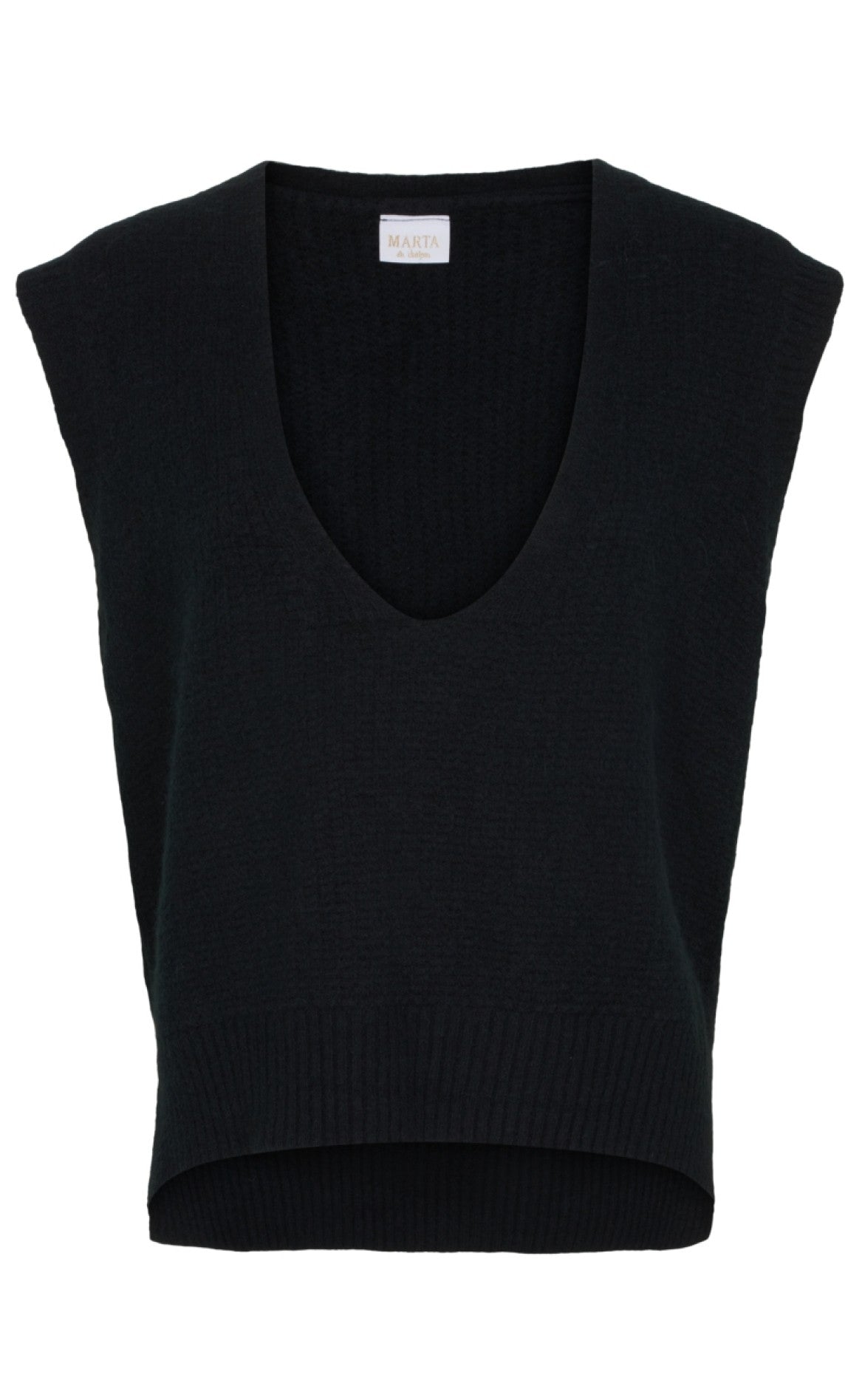 Marta Du Chateau Vest M983 Black