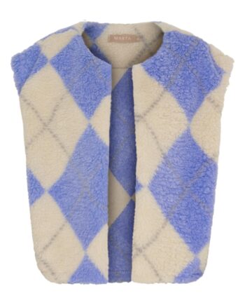 Marta Du Chateau Vest Pam Beige Blue