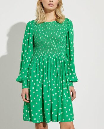 Mbym Kjole Brynnella-  Lucky Leaf Print