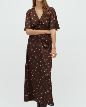 Mbym Kjole Ineya-  Dark Evaline Print