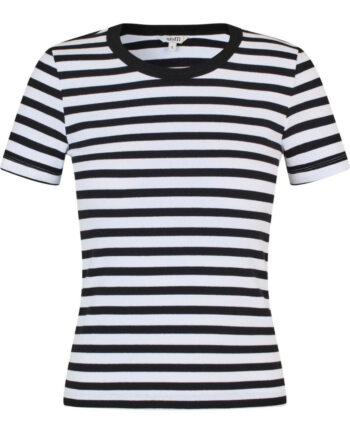 Mbym  -shirt Otis-  White Black Stripe