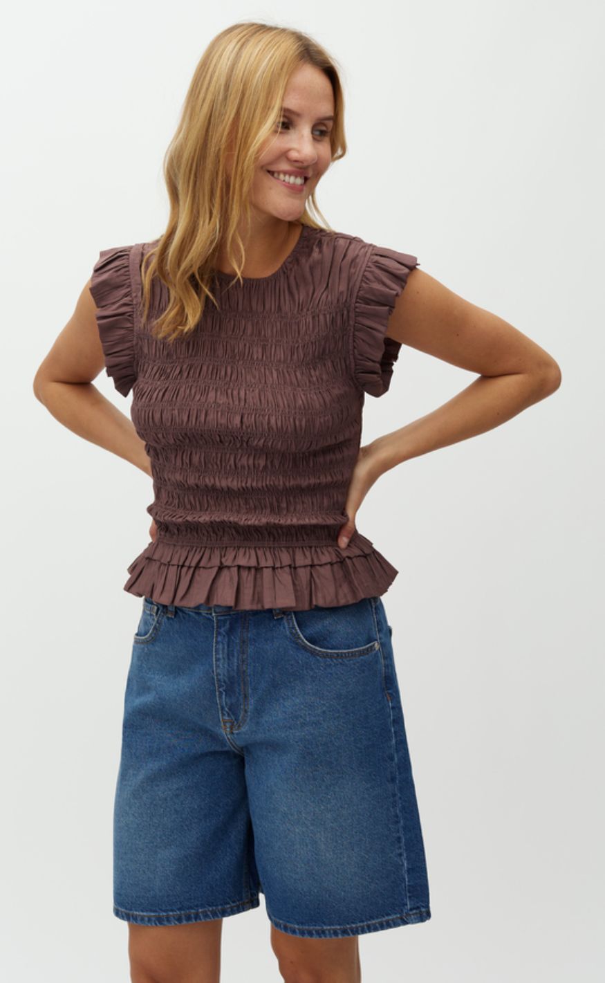 Mbym Top Venlora- Brown Lilac