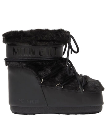 Moon Boot Støvler Icon Low Faux Fur Black