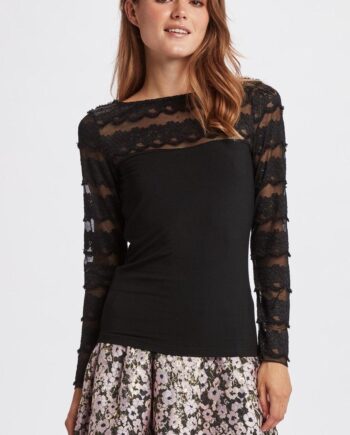 Nümph Bluse Alba Caviar