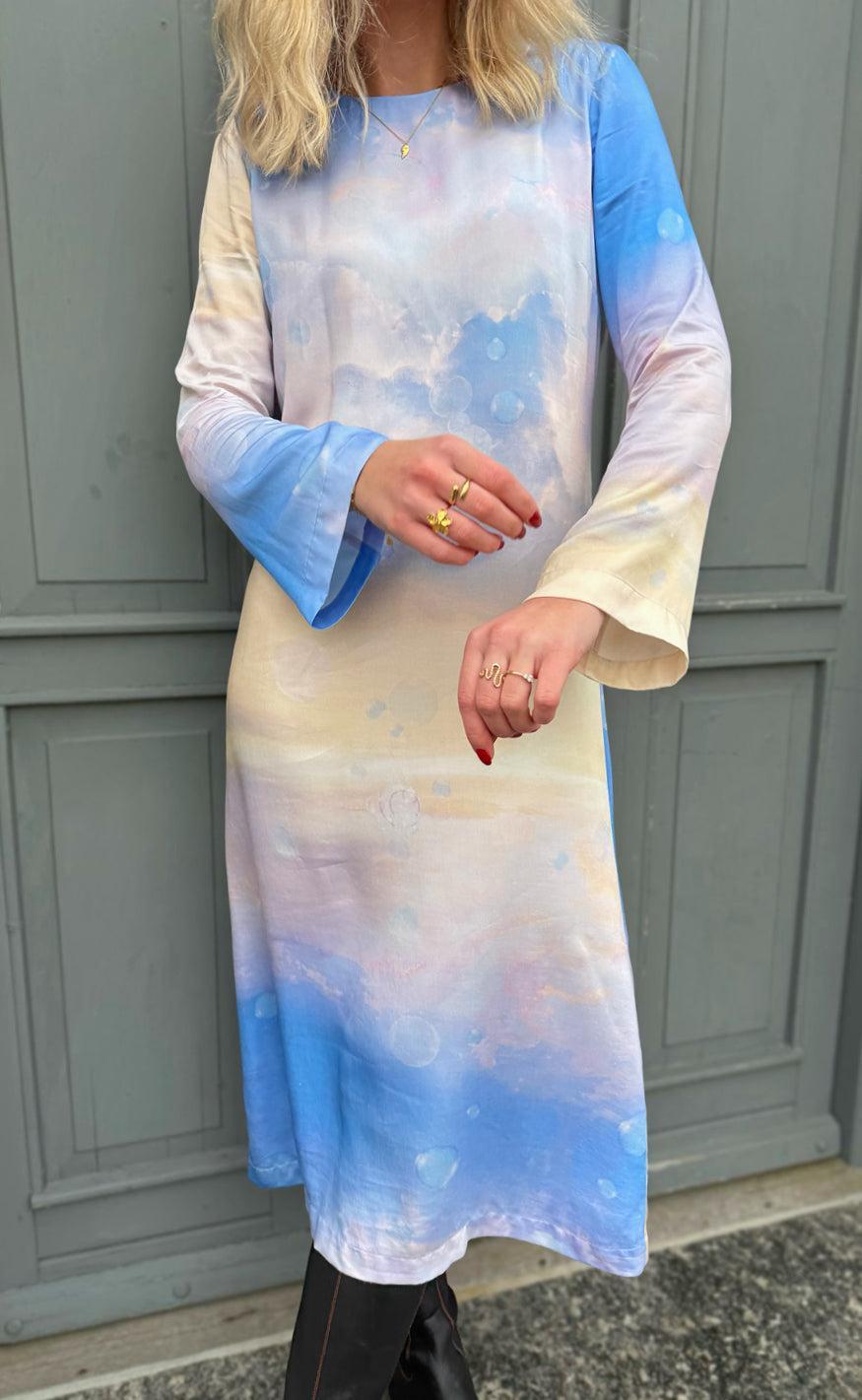 Nümph Kjole Cloudya Cerulean