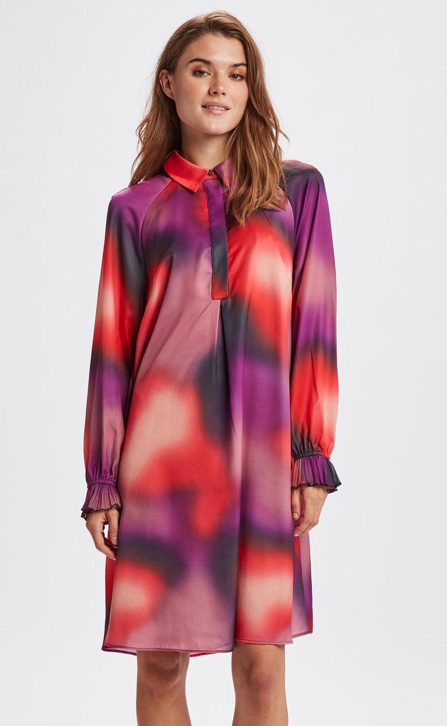 Nümph Kjole Ulrike Vibrant Orchid