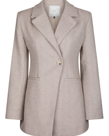 Neo Noir Blazer Bowie Herringbone Sand