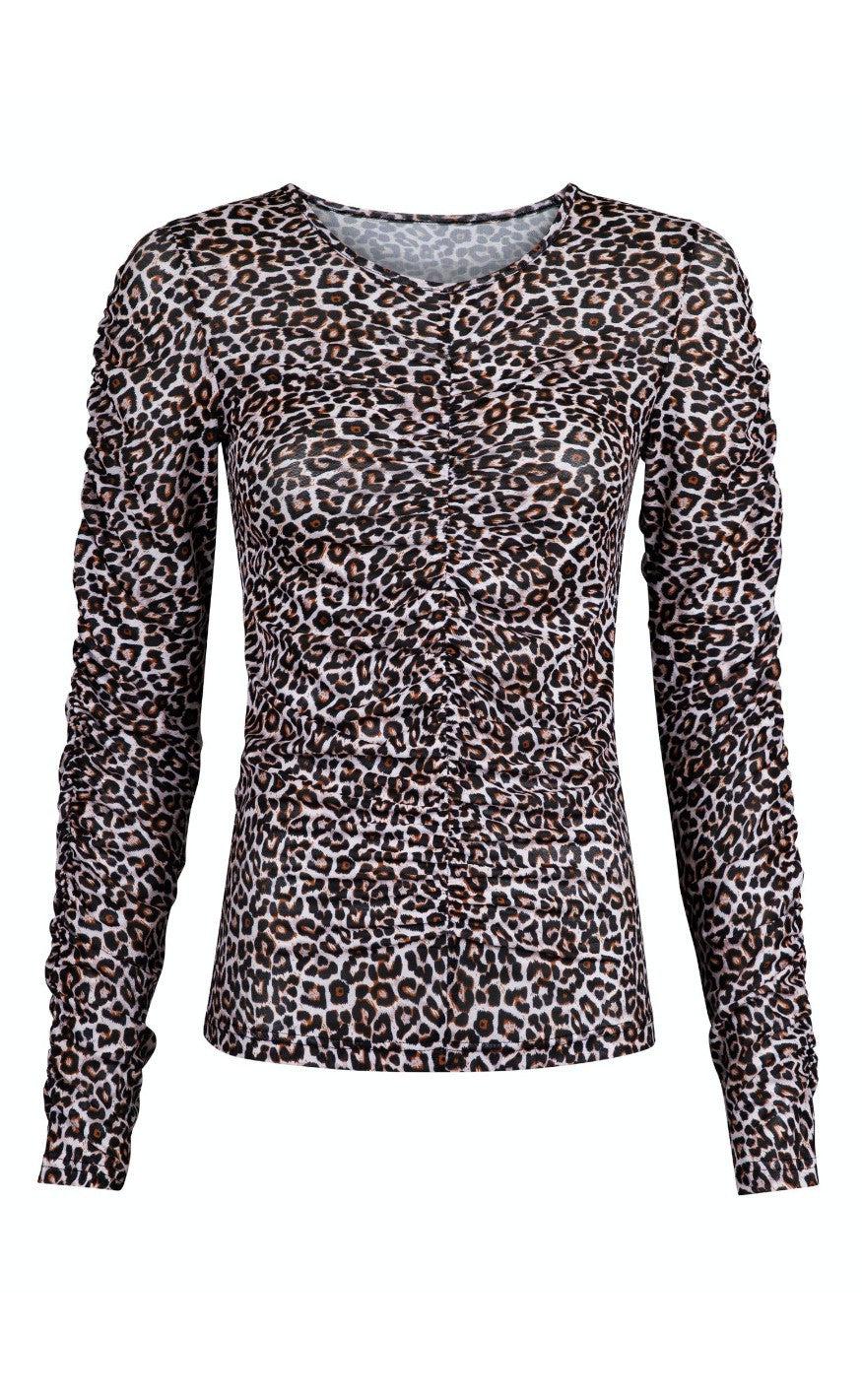Neo Noir Bluse Bea Leopard