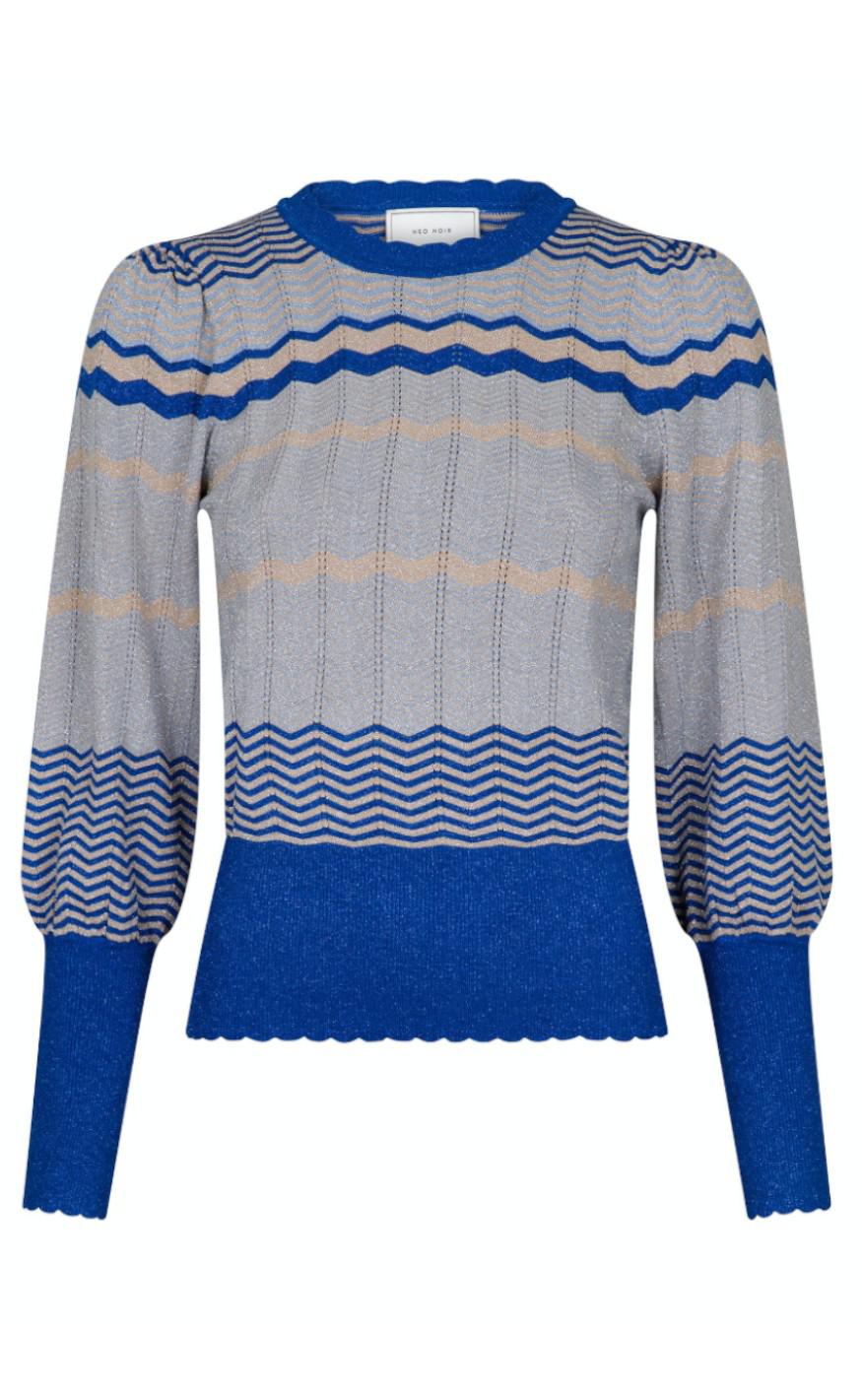 Neo Noir Bluse Dary Blue