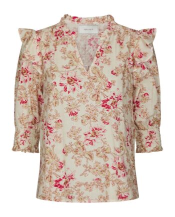 Neo Noir Bluse Davina Flower Rose