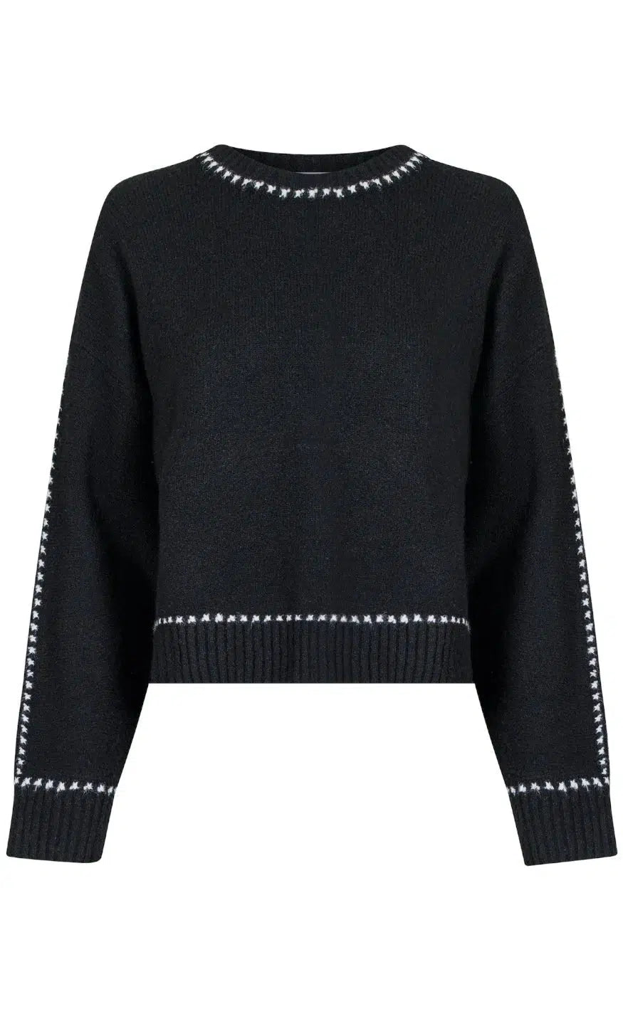 Neo Noir Bluse Detri Black