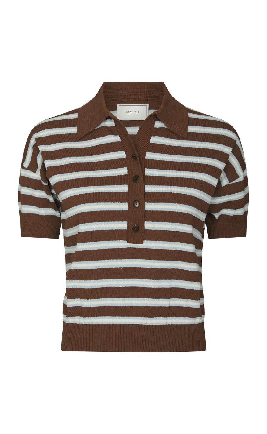 Neo Noir Bluse Emira Dark Brown
