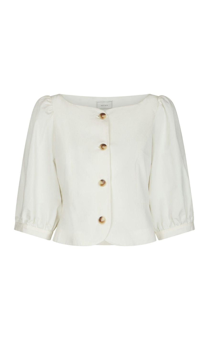 Neo Noir Bluse Jeannie Twil Off White