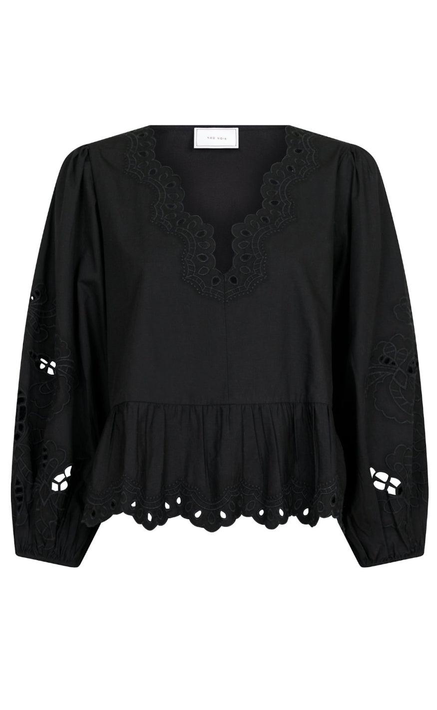 Neo Noir Bluse Maja Black