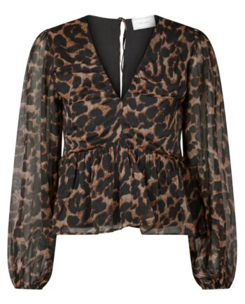 Neo Noir Bluse Timmy Leo Leopard