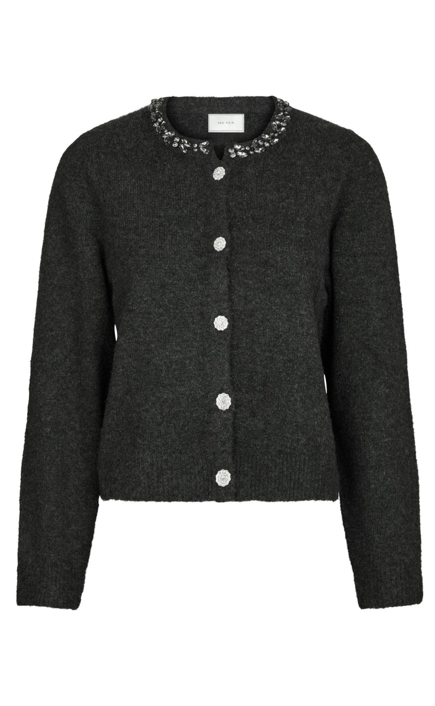 Neo Noir Cardigan Marie Stone Antracit