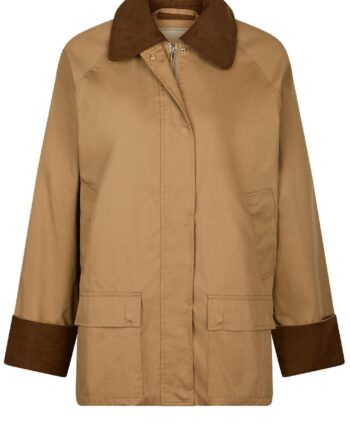 Neo Noir Jakke Anastacia Cord Dark Tan