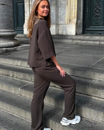 Neo Noir Jumpsuit Arlo Brown