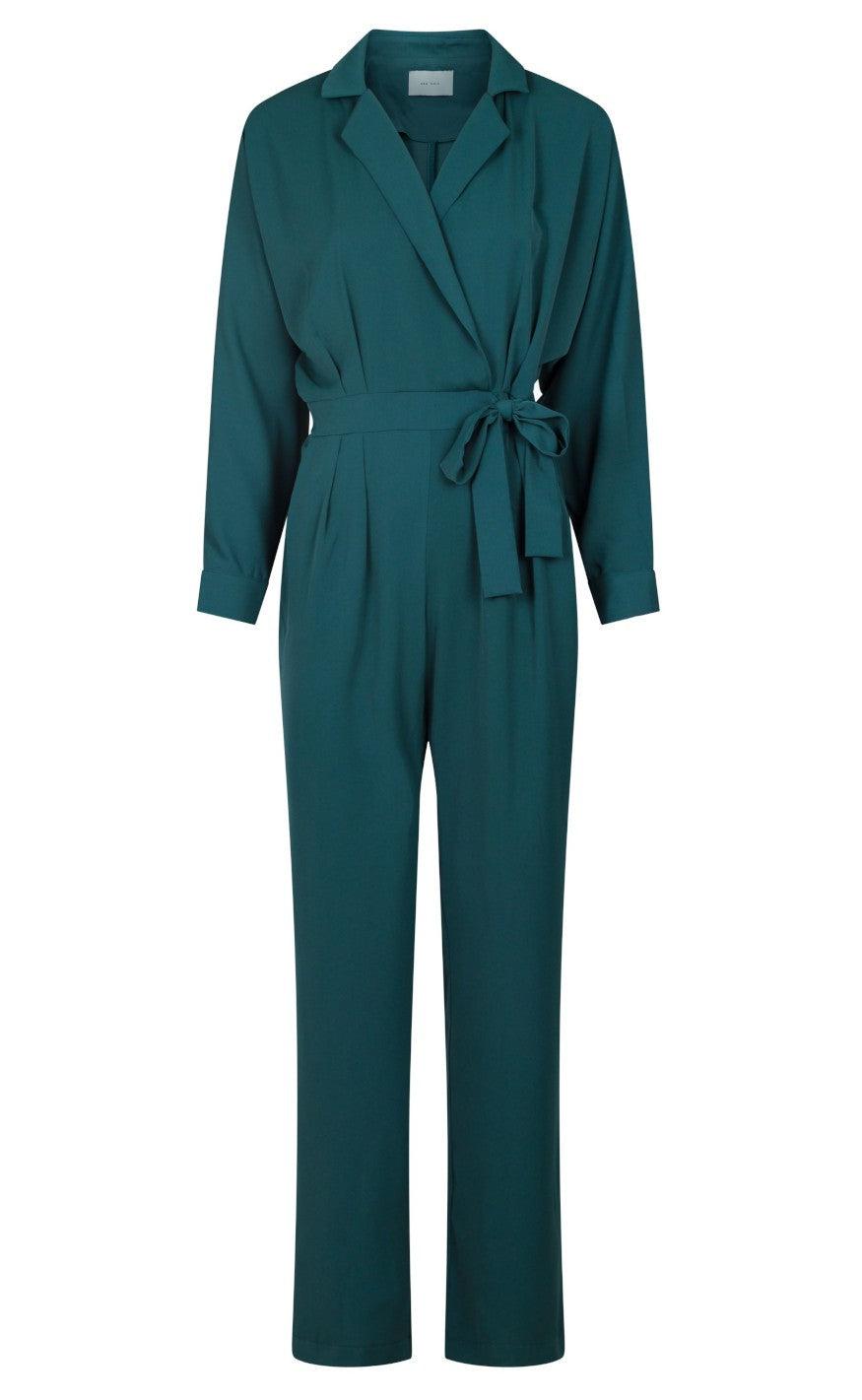 Neo Noir Jumpsuit Garcia Smoke Green