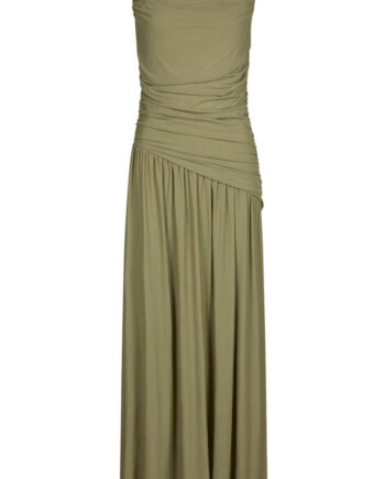 Neo Noir Kjole Cludine Mesh Sage Green