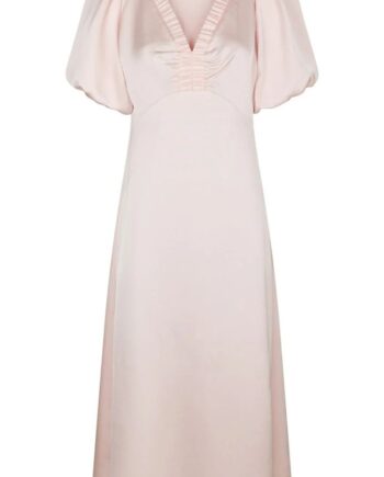Neo Noir Kjole Illana Heavy Sateen Light Pink