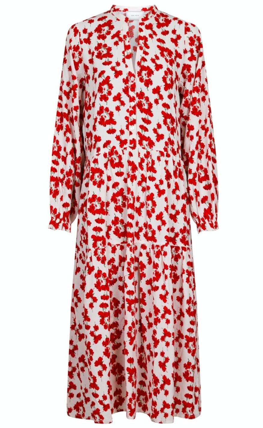 Neo Noir Kjole Layli Fading Poppy Red