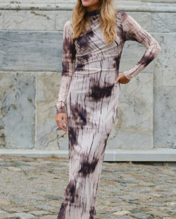 Neo Noir Kjole Onessa Dusty Brown