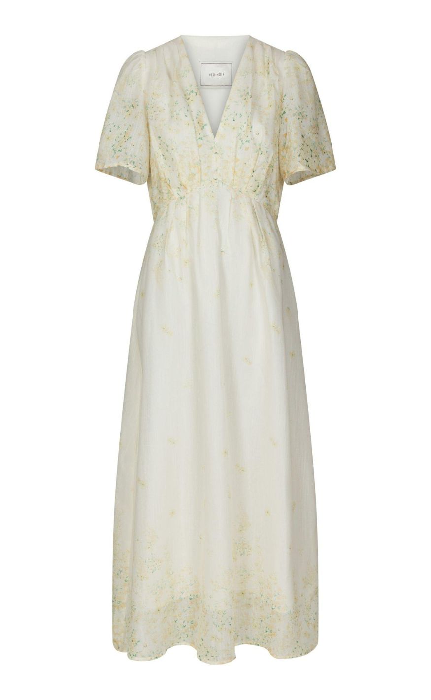 Neo Noir Kjole Serna Gardenia Light Yellow