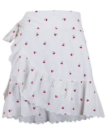 Neo Noir Nederdel Chrissy Cherry White