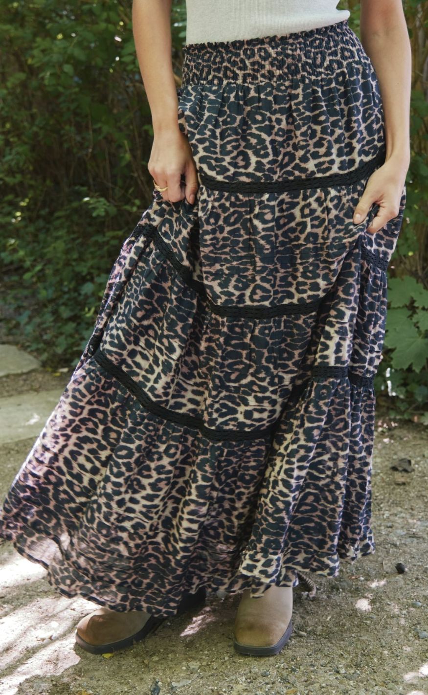 Neo Noir Nederdel Felicia Leopard