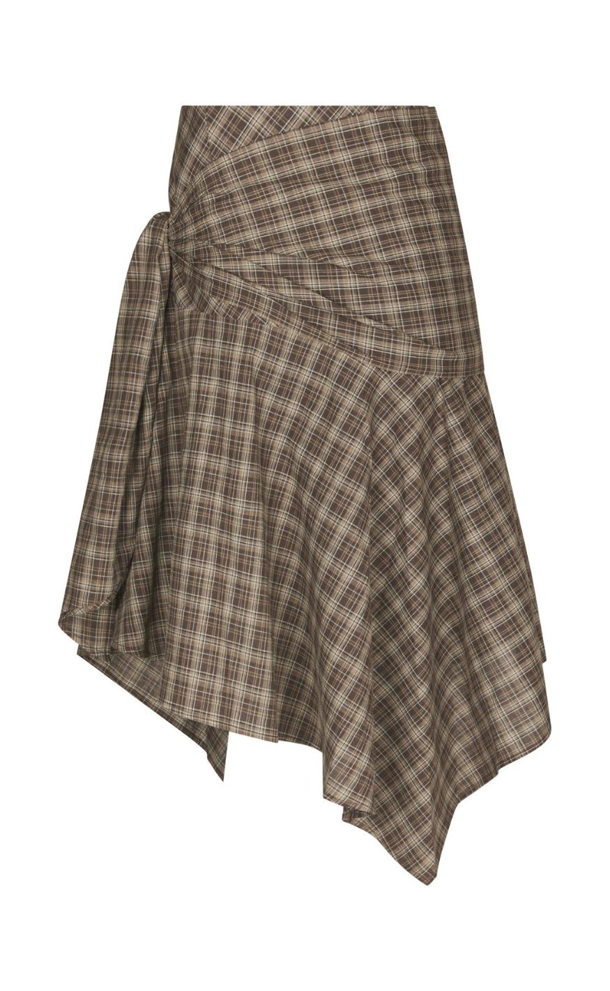 Neo Noir Nederdel Sabella Brown Check