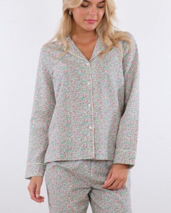 Neo Noir Skjorte Bellagio Floral Light Green